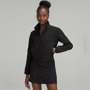 Lululemon Lightweight Water Repellent Tennis Jacket Size 6 Black